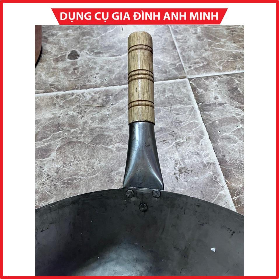 Chảo thép tay cầm cao cấp 34cm - chảo thép nhà hàng - chảo thép chuyên dụng - chảo thép chất lượng