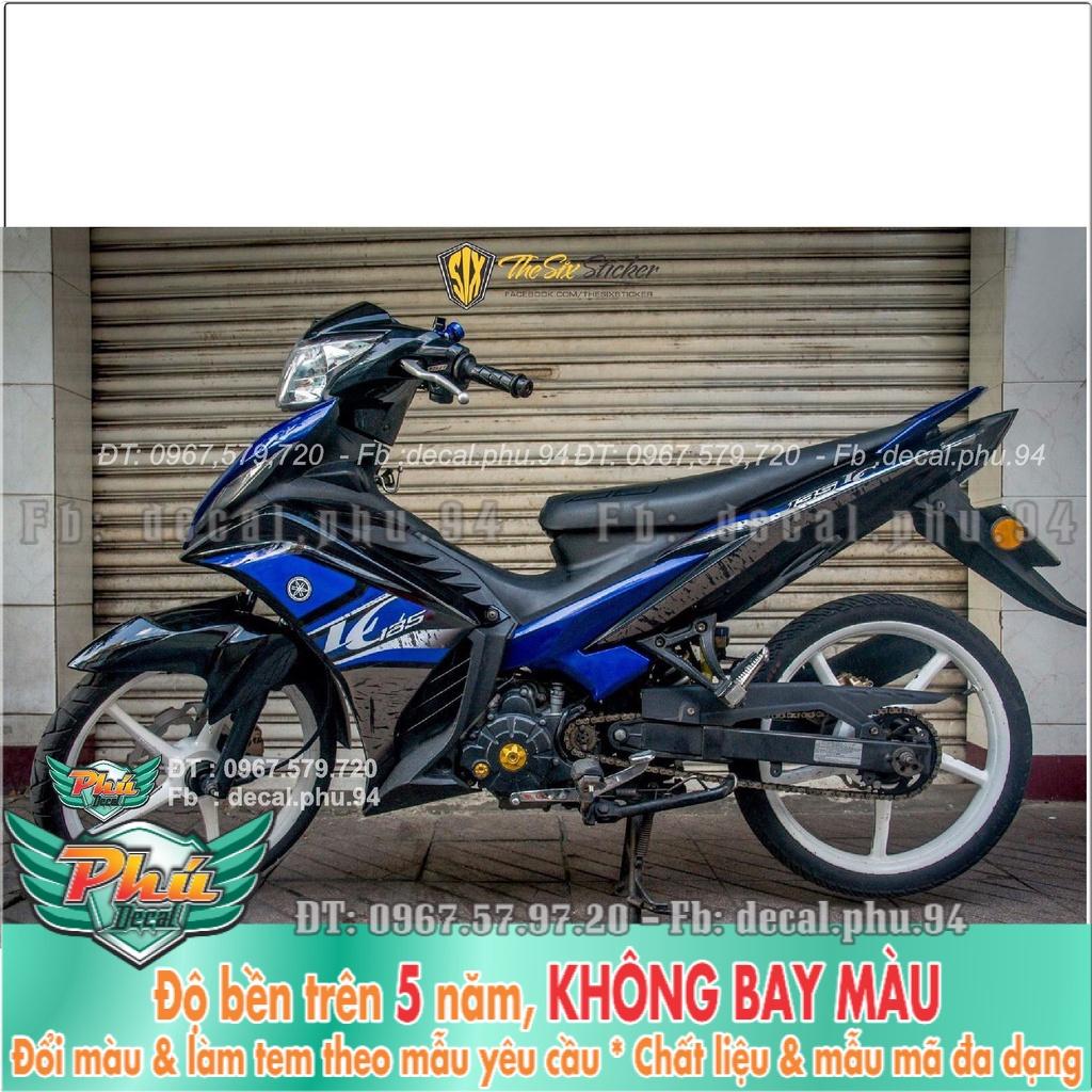 Tem Rời Exciter 135 LC xanh đen -1