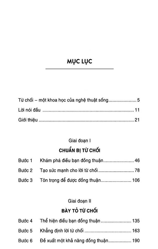 Lời Từ Chối Hoàn Hảo
