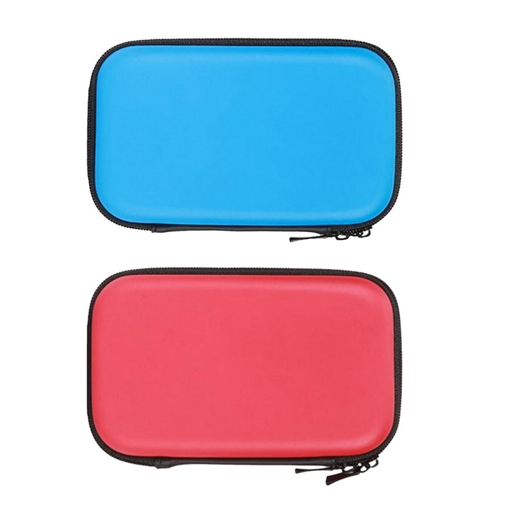2Pieces EVA Small Bag, Portable EVA Hard Drive Travel Organizer Bag for Electronics Cables Adapter Earphone Accessories