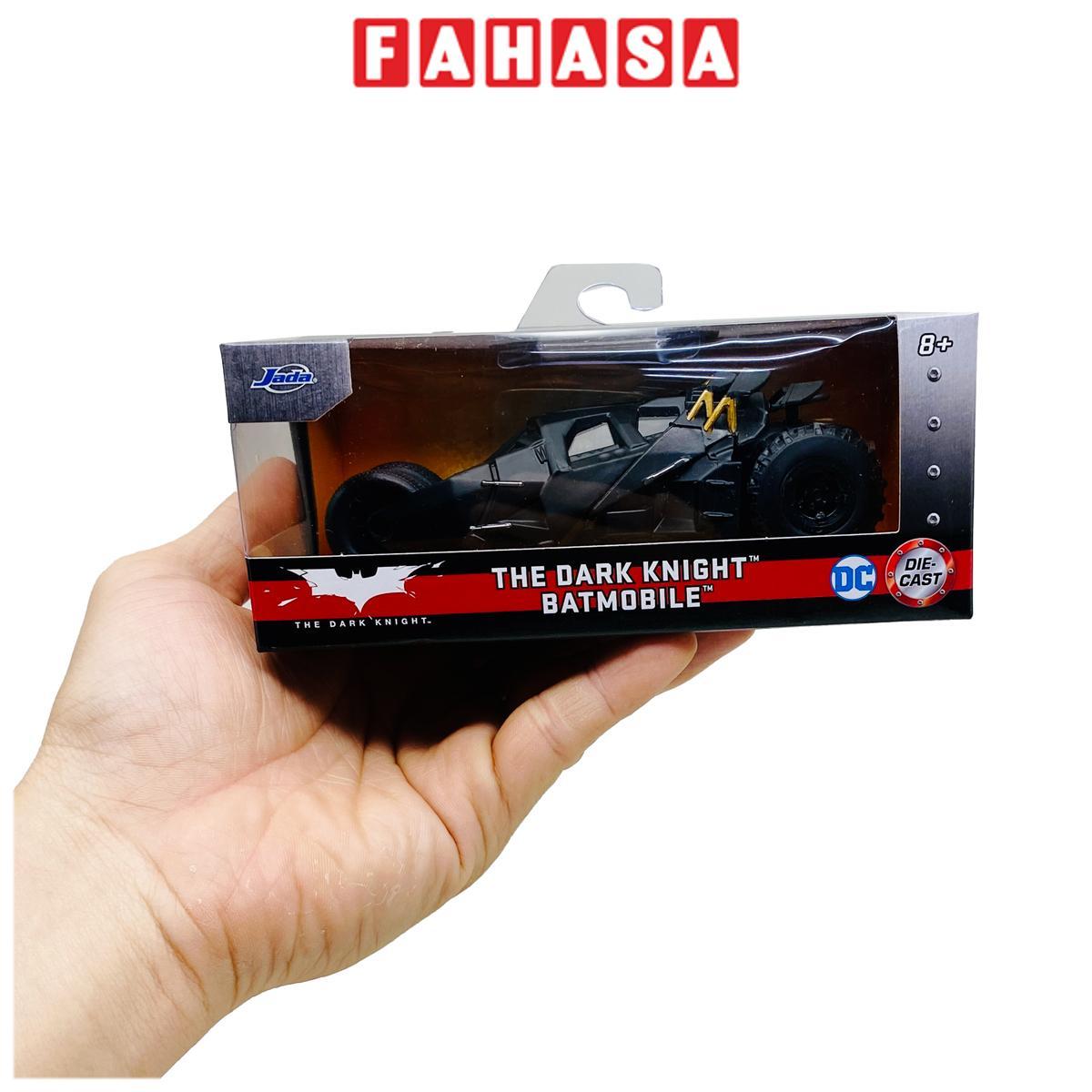Đồ Chơi Mô Hình Sưu Tầm Xe DC Comics Batman Batmobile 1:32 - Jada Toys 98232 - 2008 The Dark Knight Batmobile - Màu Đen