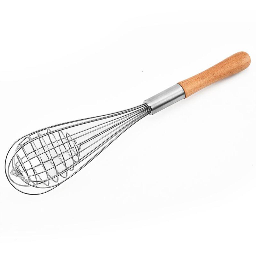 Stainless Steel Whisk Egg Beater Mixer Blender Stirrer