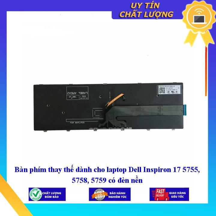 Hình ảnh Bàn phím dùng cho laptop Dell Inspiron 17 5755 5758 5759 có đèn nền  - Hàng Nhập Khẩu New Seal
