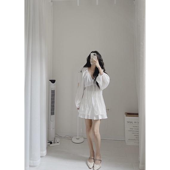 Áo sơ mi kiểu dây trước