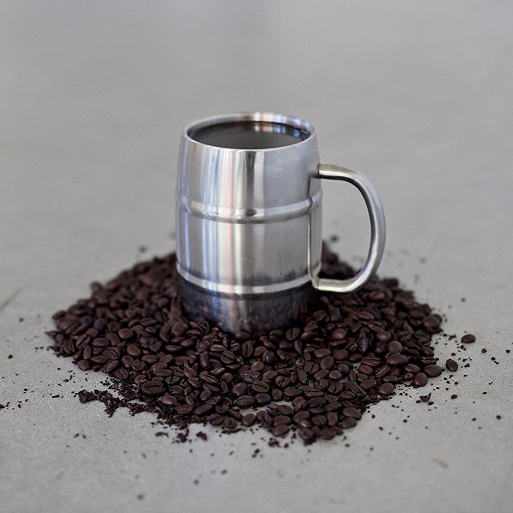 Thép Không Gỉ Cup Cup Double Wall Uống Sữa Cà Phê Trà Mug