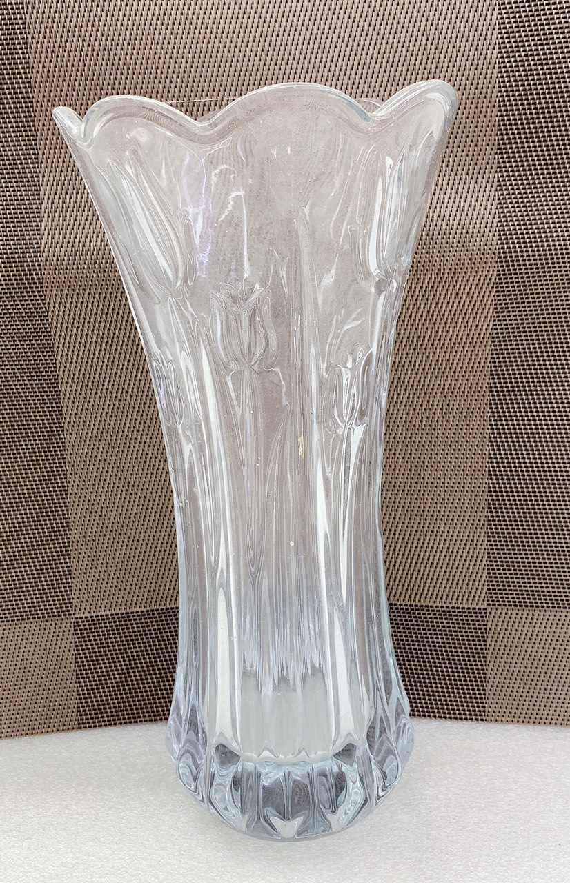 Bình cắm hoa thủy tinh đáy tròn cao 30cm - ANTH504