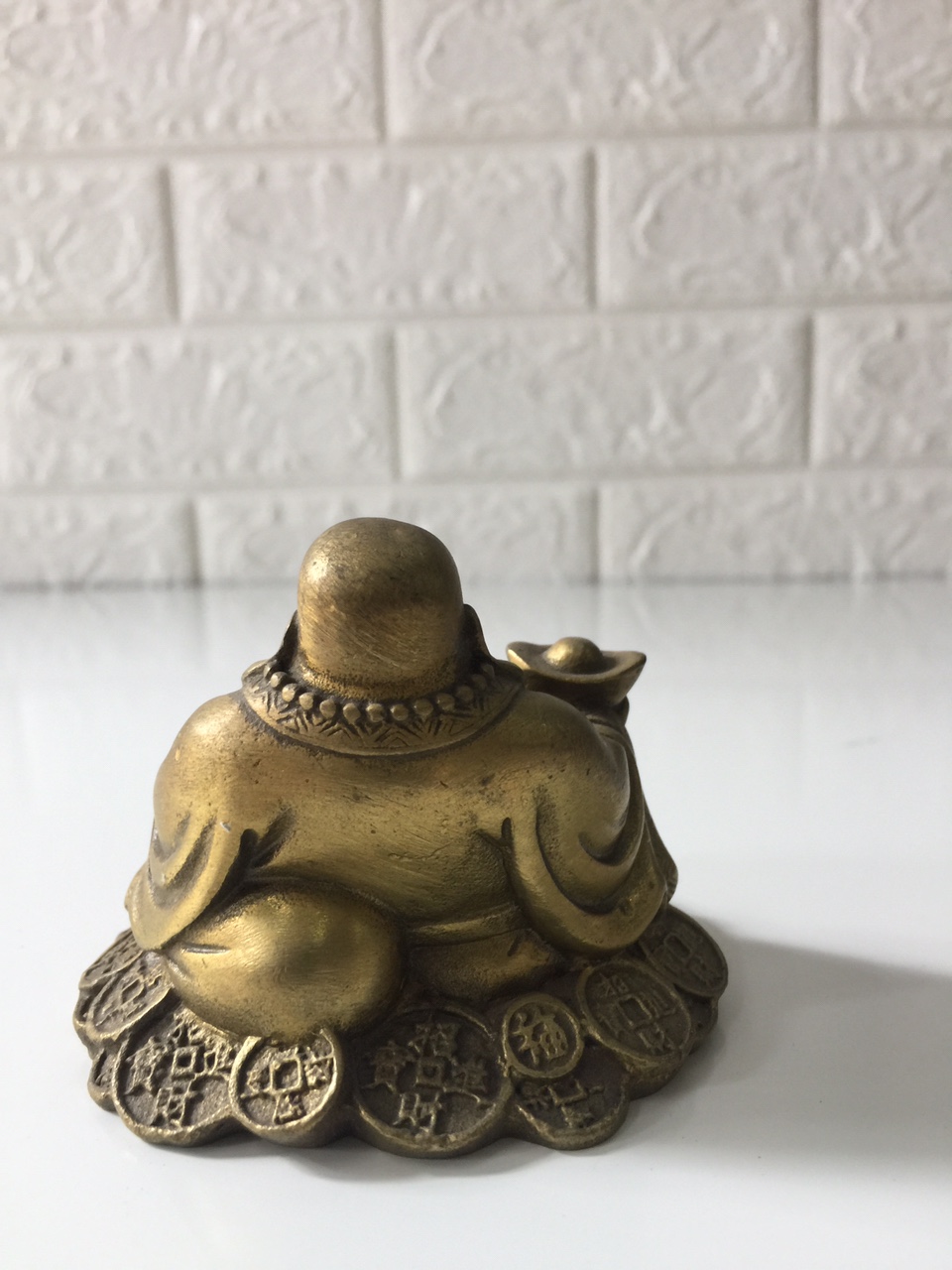 Tượng Di lặc đồng vàng Mã 03