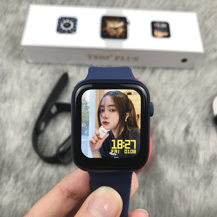 (Cao cấp) Đồng Hồ Thông Minh Nam Nữ DOHORA VN Hiwatch 6 Plus Cảm Ứng Smart Watch Cao Cấp Màn Hình Tràn Viền Thay Được Ảnh Nền Báo Cuộc Gọi Và Tin Nhắn Kết Nối Bluetooth Chống Nước DSDH96 - Hàng Nhập Khẩu