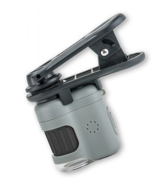 Hình ảnh Kính hiển vi bỏ túi kèm kẹp điện thoại Carson MM-380 (20x, có đèn Led, đèn UV soi tiền) - Hàng chính hãng