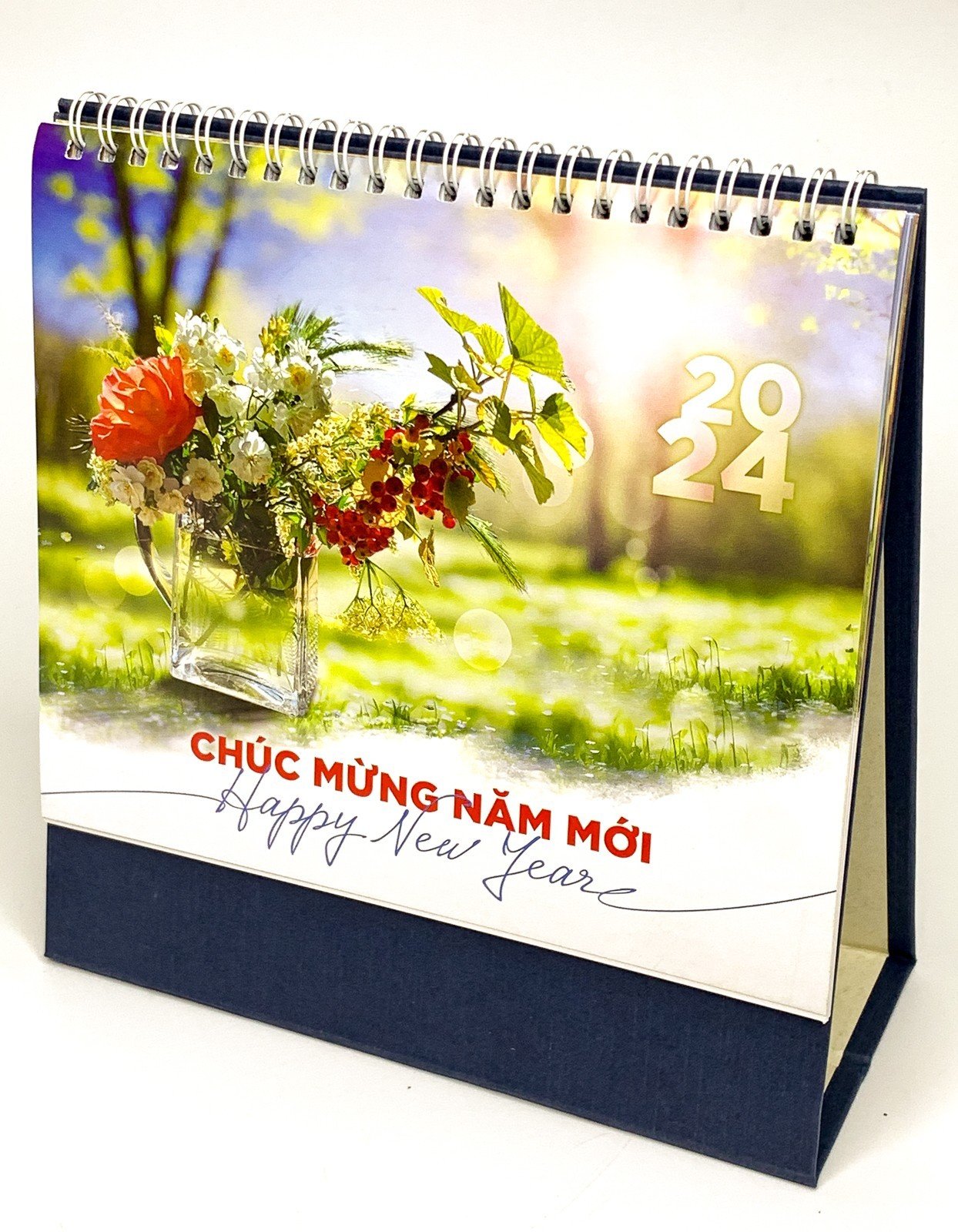 Lịch 2024 Lịch Để Bàn Lò Xo Cứng 2024 Lịch Để Bàn Chữ M 2023 - Mẫu Ngẫu Nhiên