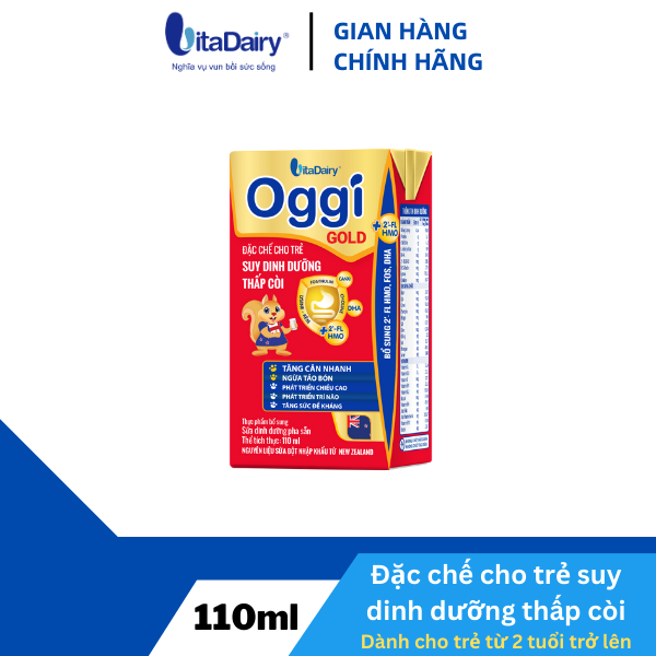 SBPS Oggi Suy Dinh Dưỡng Gold 110ml ( lốc 4 hộp )