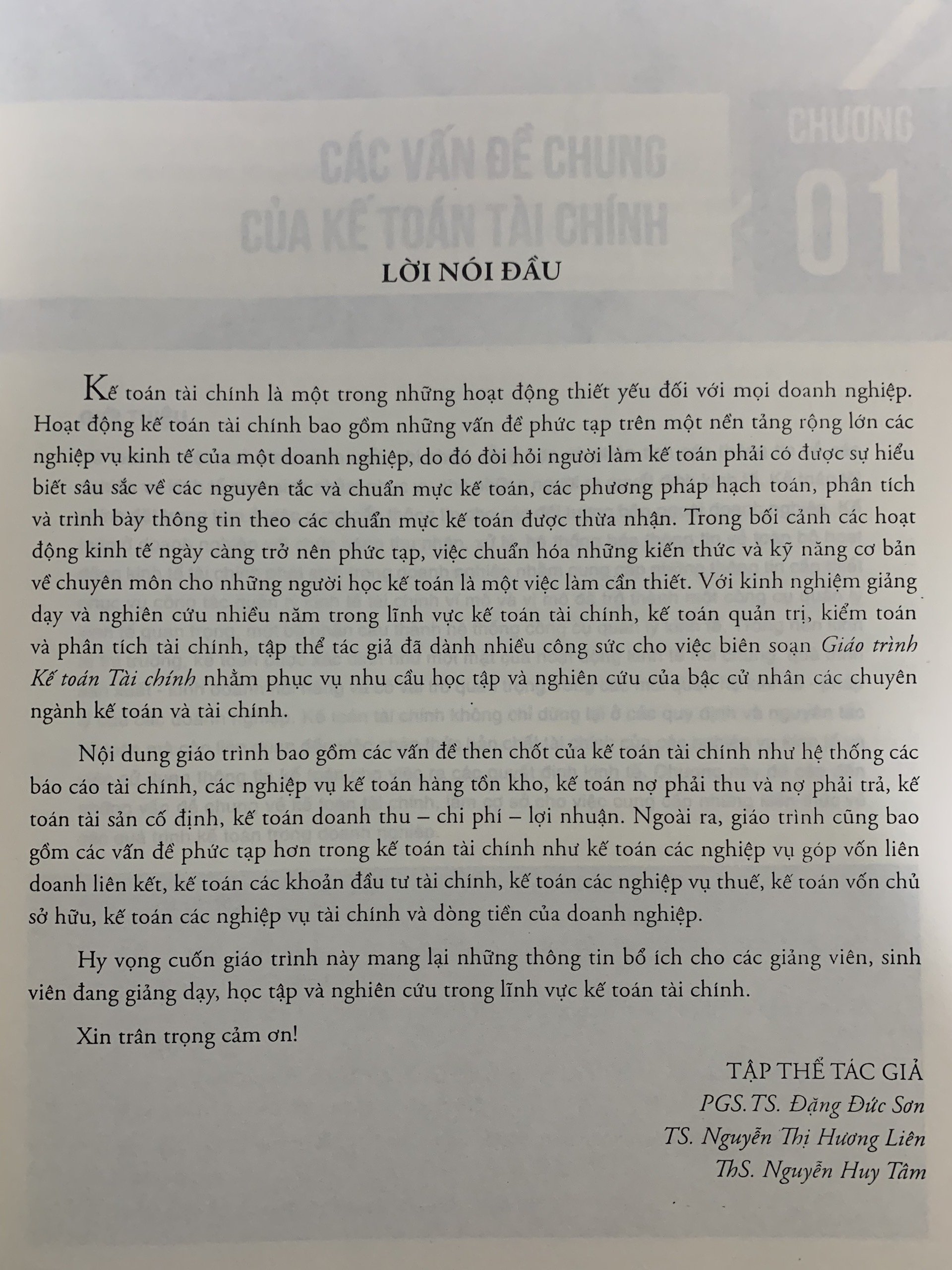 Giáo Trình Kế Toán Tài Chính - PGS. TS. Đặng Đức Sơn