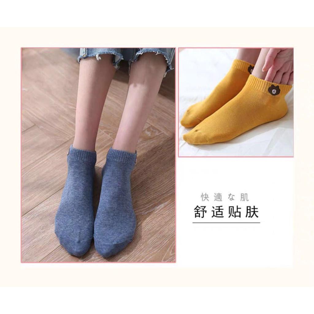 Set 10 đôi tất gấu nhiều màu