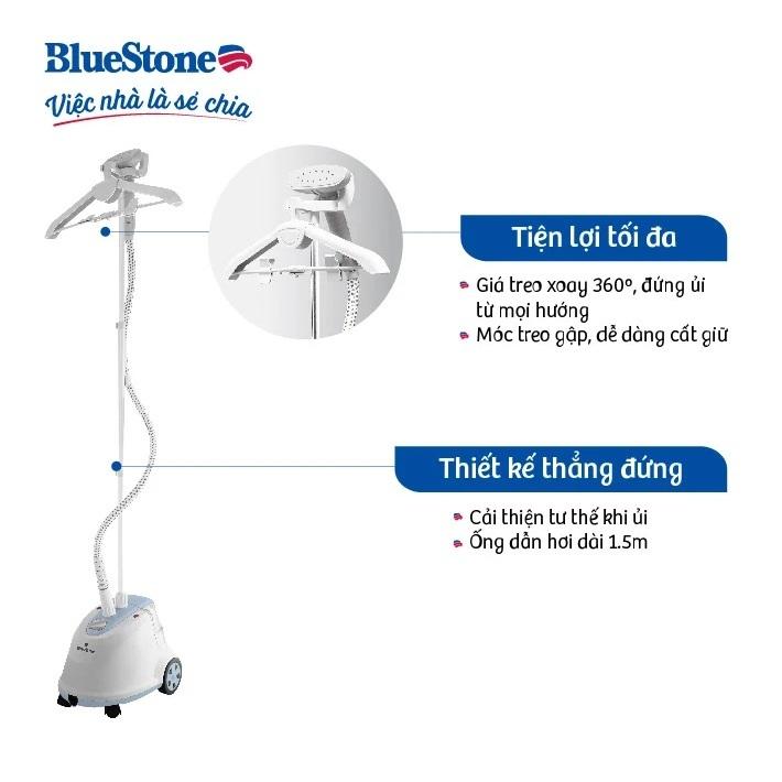 Bàn Ủi Hơi Nước Đứng BlueStone GSB-3911, 1800w - 1.6Lit, Hàng Chính Hãng
