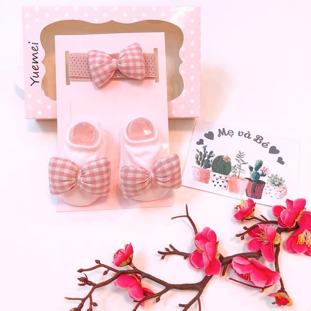 Set tất thú + băng đô sơ sinh