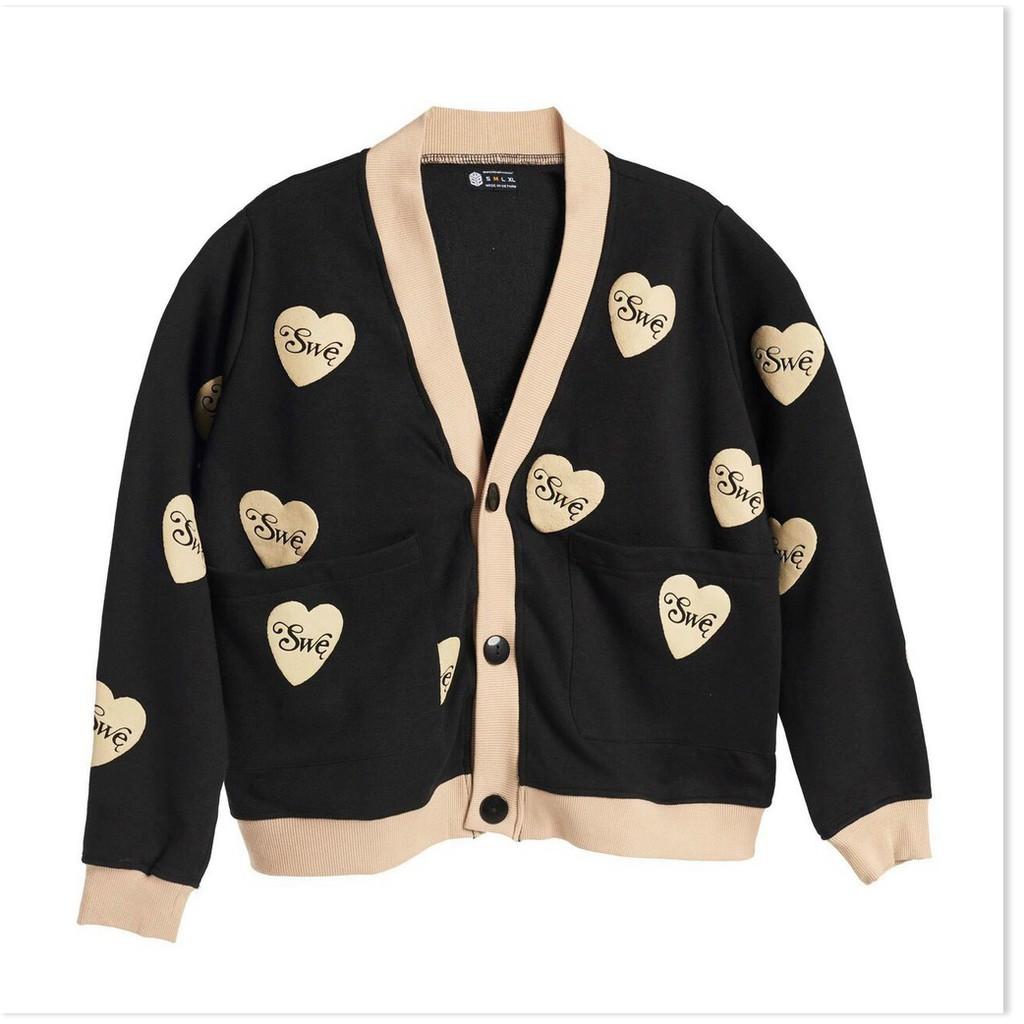 Áo khoác nỉ cardigan nữ hoạ tiết siêu xinh , hottrend 2021 KME STORE