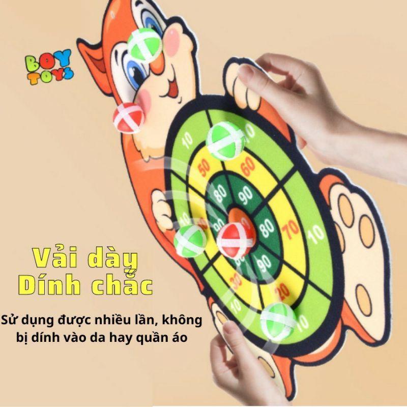 Bảng Phi Tiêu Ném Bóng Dính, Ném Bóng Gai An Toàn Cho Bé