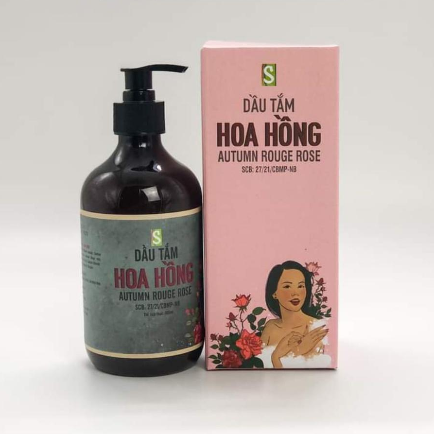 Sữa Tắm Hoa Hồng Sinh Dược Thiên Nhiên Chăm Sóc Dưỡng Da Mịn Màng Trắng Sáng Dung Tích 500ml