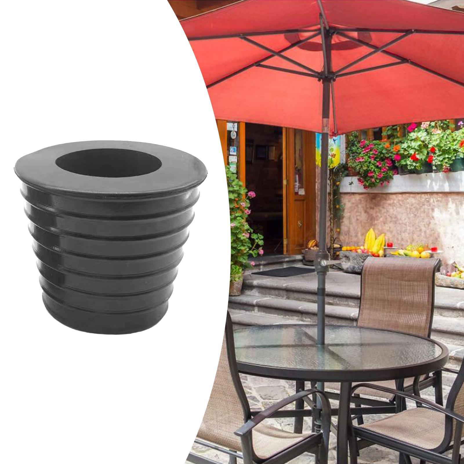 Umbrella Cone, Umbrella Base Fits 1.5inch/38mm Pole Rubber Umbrella Wedge for Patio Table Hole Opening, for Garden, Patio Umbrella, Outdoor