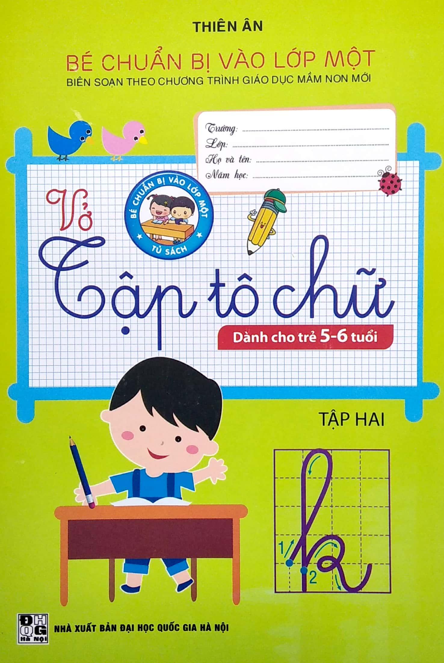 Bé Chuẩn Bị Vào Lớp Một - Vở Tập Tô Chữ - Tập 2