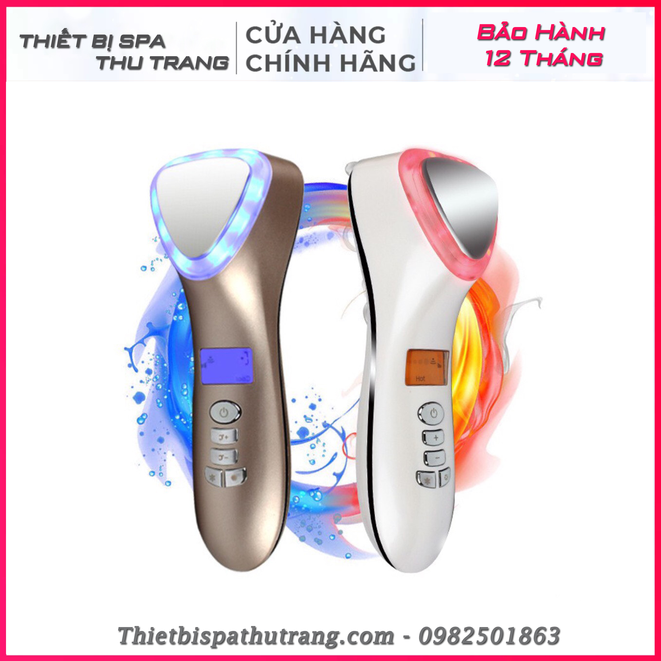 Máy Điện Di Tinh Chất Mini Nóng Lạnh D002