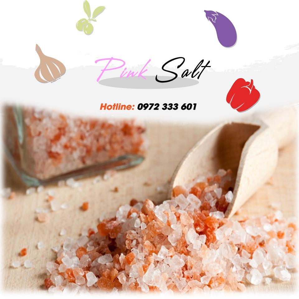 Muối hồng Himalaya 600gram Ông Chà Và -Dạng hũ-Himalayan Pink Salt