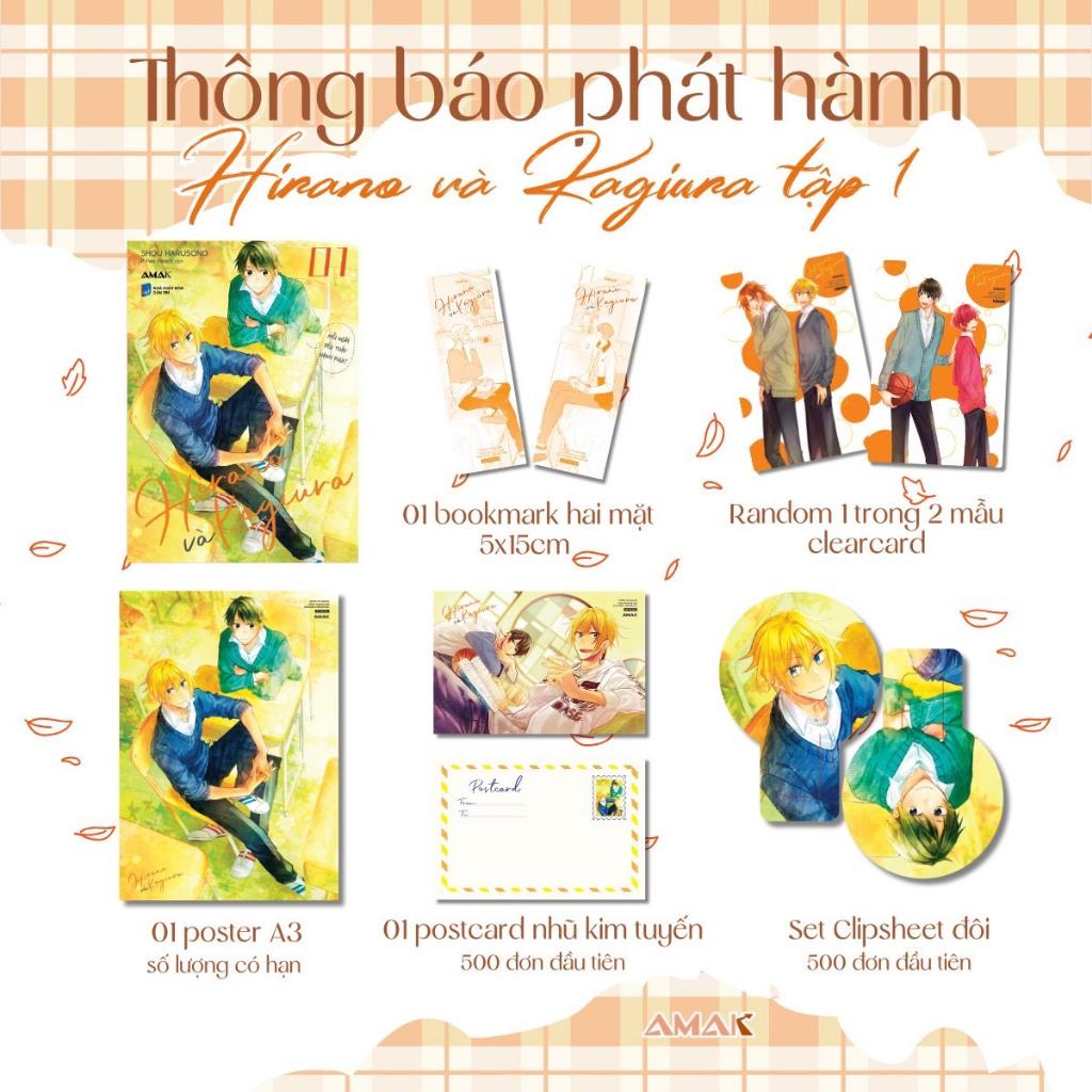 Truyện tranh Hirano và Kagiura - Tập 1 - Boys Love - AMAK