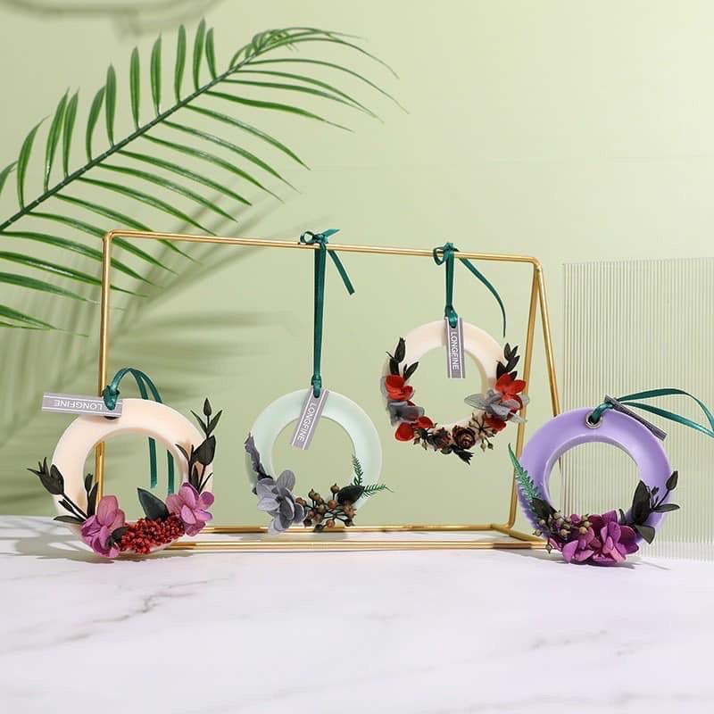 Sáp thơm phòng hoa khô LONGFINE treo tủ, xe ô tô khử mùi nhà vệ sinh, Khử Mùi Ẩm Mốc Phòng, Đặt Bàn Làm Việc, Quà Tặng