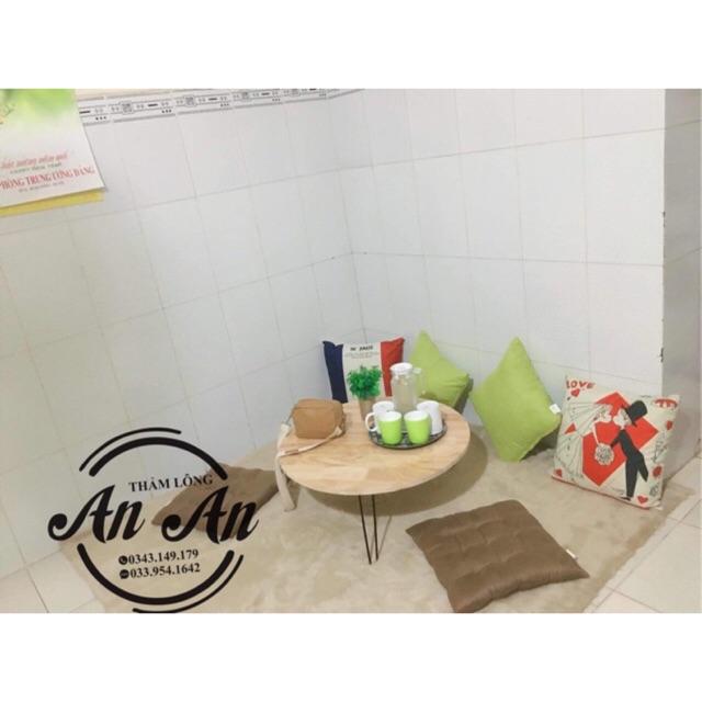 Thảm lông màu cafe sữa đậm