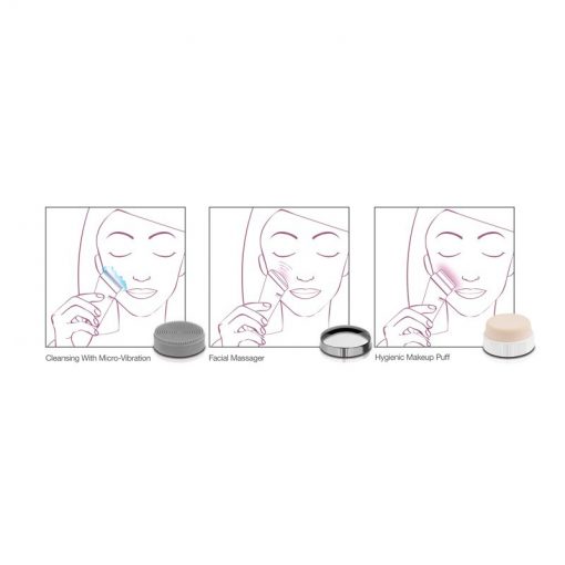 Máy rửa mặt 3 trong 1 Lifetrons EM-600