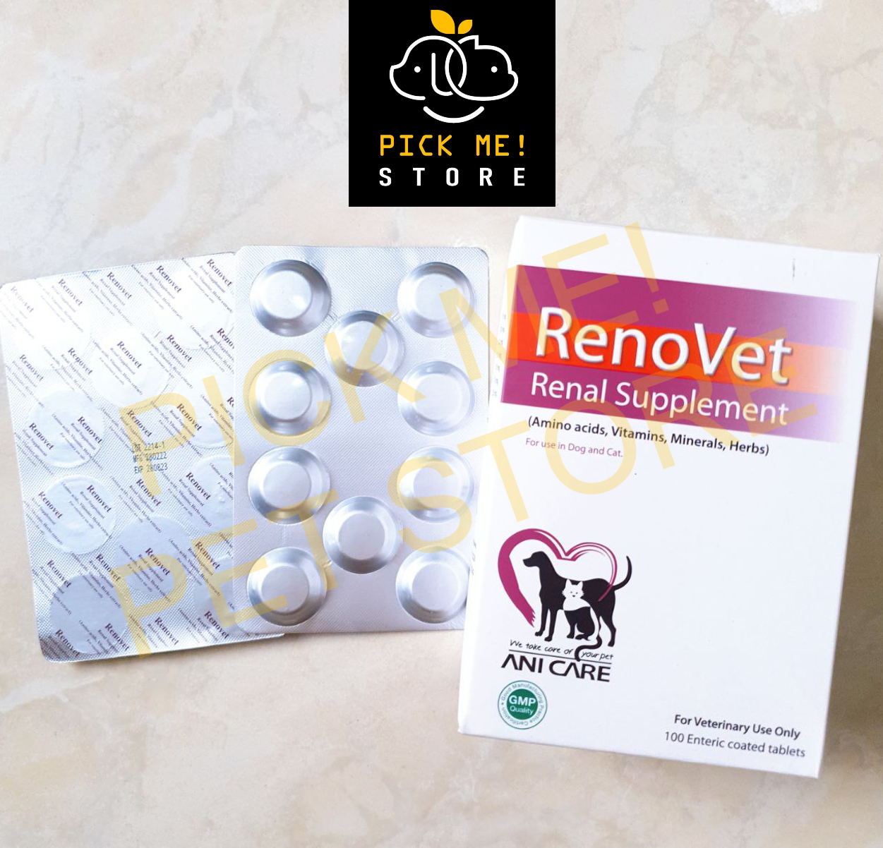 [ 1 Viên ] RENOVET - Bổ Thận, Tăng Cường Chức Năng Thận Chó Mèo