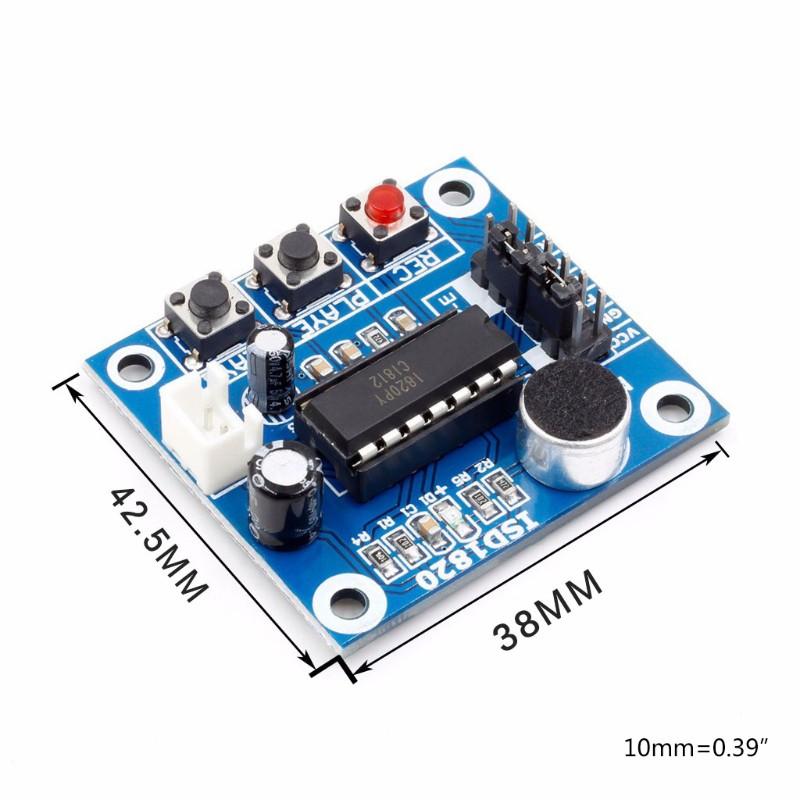 Mô-Đun Ghi Âm Giọng Nói Isd1820 Có Mic