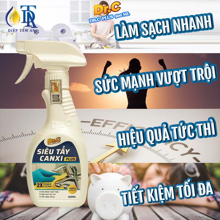 Siêu tẩy Canxi Dr.C Plus 500 ml