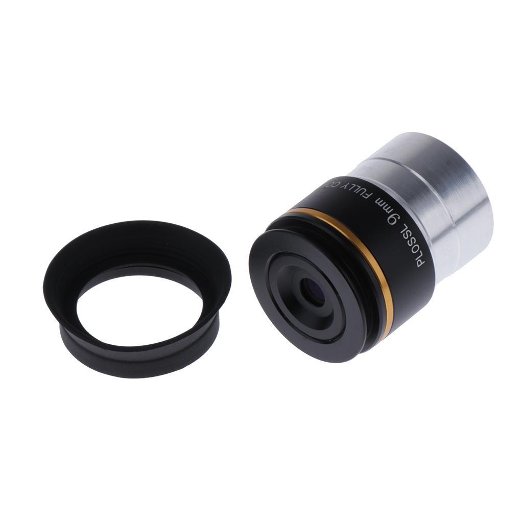 1.25" 9mm Plossl PL Eyepiece Fully Coated Lens for Astronomical Telescope 50mm