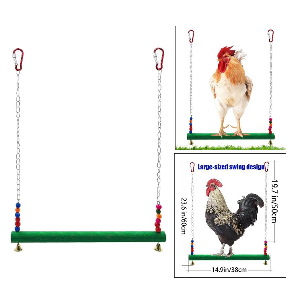 Chicken Swing Pet Swing Chewing Toys for Hens Large Bird Parrot Macaw Training