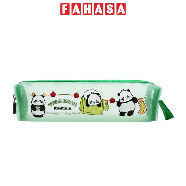 Bóp Viết Nhựa Trong Hình Gấu Trúc Kun Panda - iiGEN Z2912 - Màu Xanh Lá