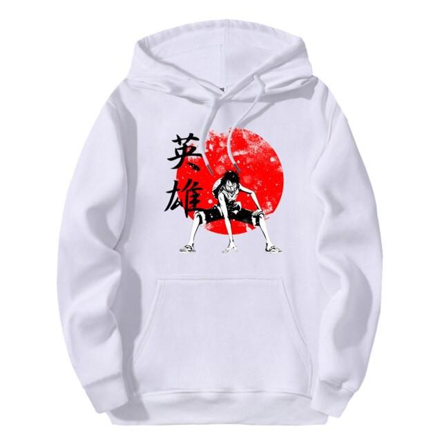 Áo Hoodie in hình Luffy One Piece áo nỉ có mũ