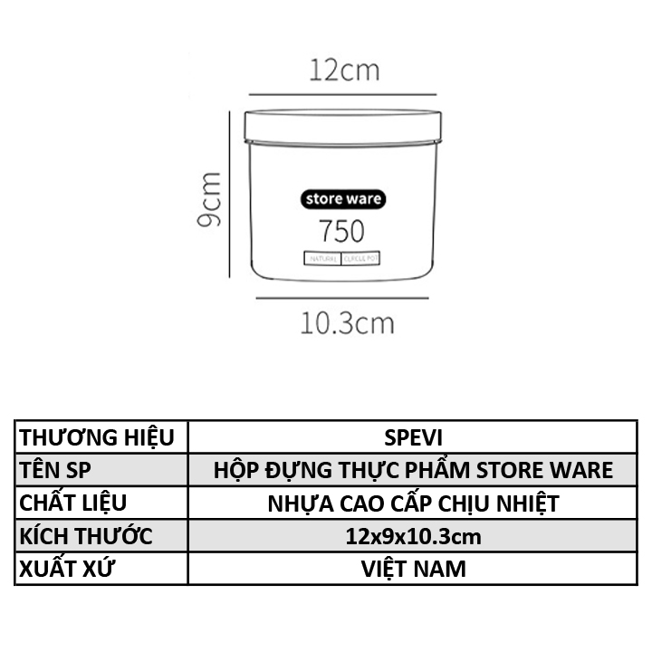 Hộp Đựng Thực Phẩm Nhựa Nhật Bản GAGI Mã GH01 Bảo Quản Thực Phẩm Dạng Lỏng Và Khô, Đựng Sữa Cho Bé, Dùng Được Cho Lò Vi Sóng Và Tủ Lạnh - Hàng Chính Hãng