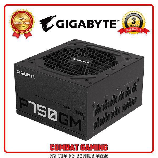 Nguồn GIGABYTE P750GM 750W (80 PLus Gold/FULL MODULAR/Màu Đen)- HÀNG CHÍNH HÃNG