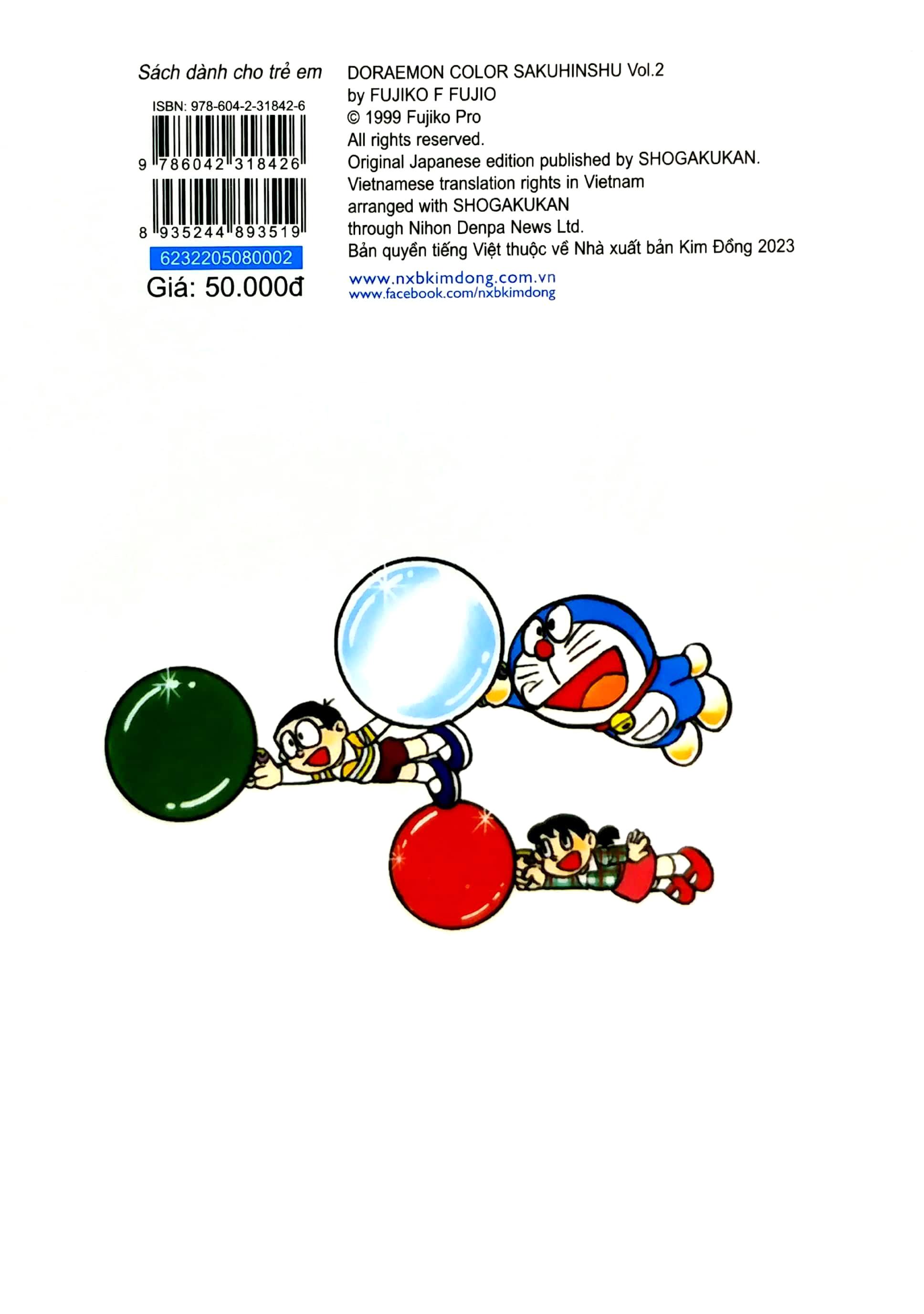 Doraemon Tuyển Tập Tranh Truyện Màu - Tập 2 (Tái Bản 2023)