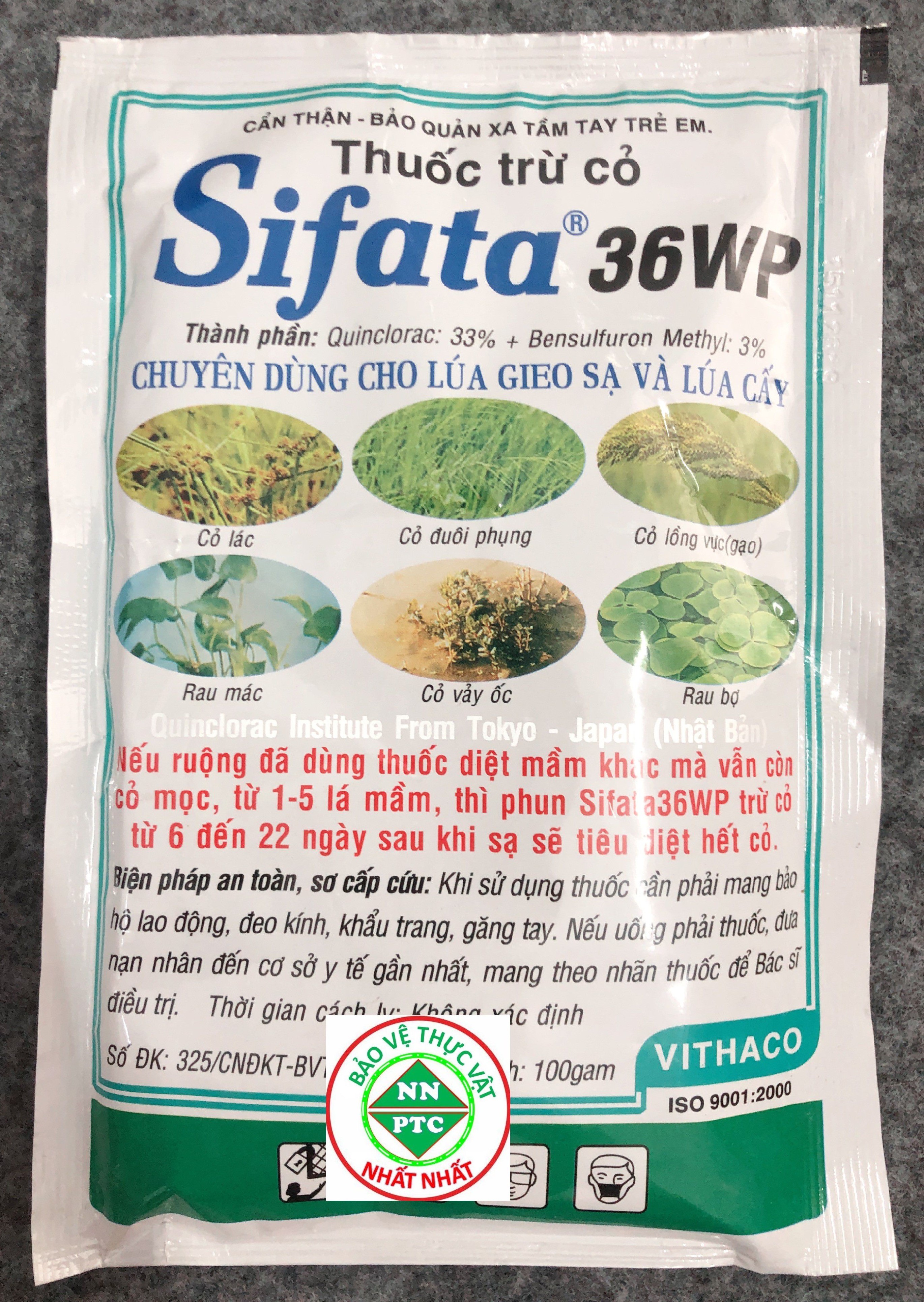 Thuốc diệt cỏ [ Thuốc Trừ cỏ, Thuốc cỏ ]  Sifata 36WP