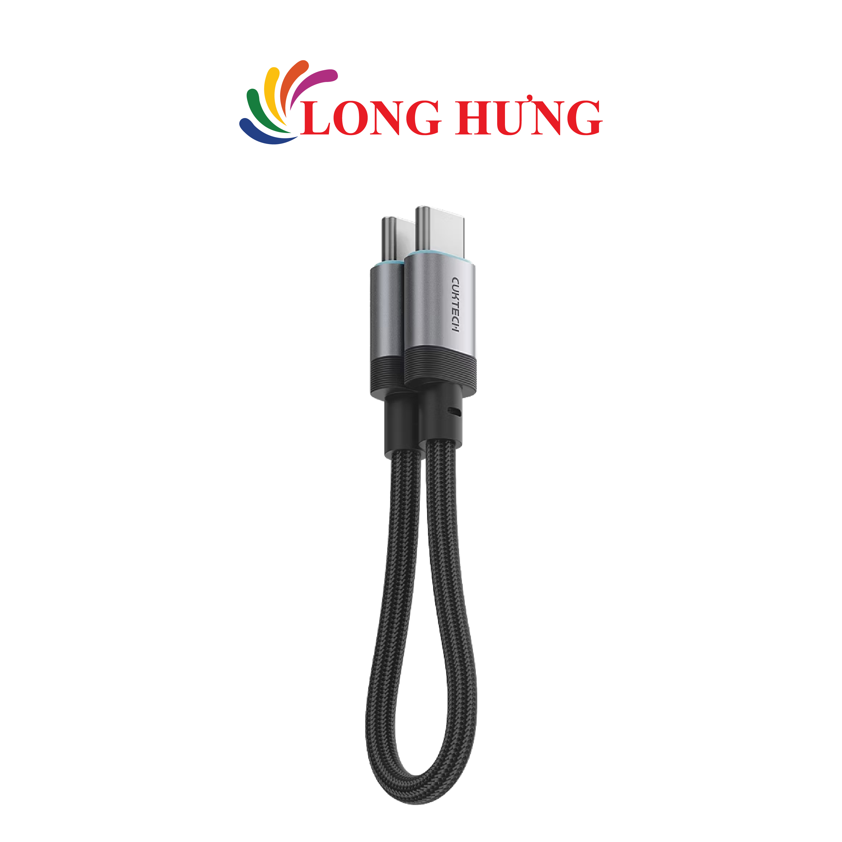 Cáp USB Type-C to Type-C Cuktech 6A 15cm 240W CTC615S - Hàng chính hãng