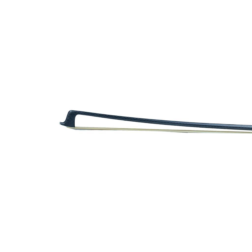 Complete 4/4 Carbon Fiber Violin Bow with Russian Mongolian Ebony Curl