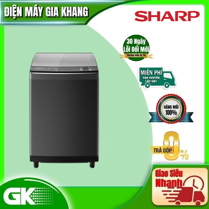 Máy giặt Sharp Inverter 10.5 Kg ES-X105HV-S - Chỉ giao HCM