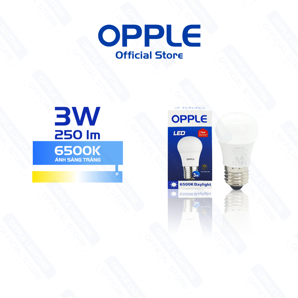 Bóng đèn OPPLE LED Bulb Ecomax E27 - Tiết kiệm điện, tuổi thọ cao lên đến 20.000 giờ