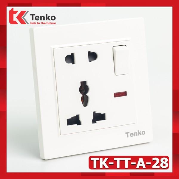 Ổ Cắm Điện Đa Năng Âm Tường Chuẩn Vuông Tích Hợp USB TK-F71-B-44 Cao Cấp