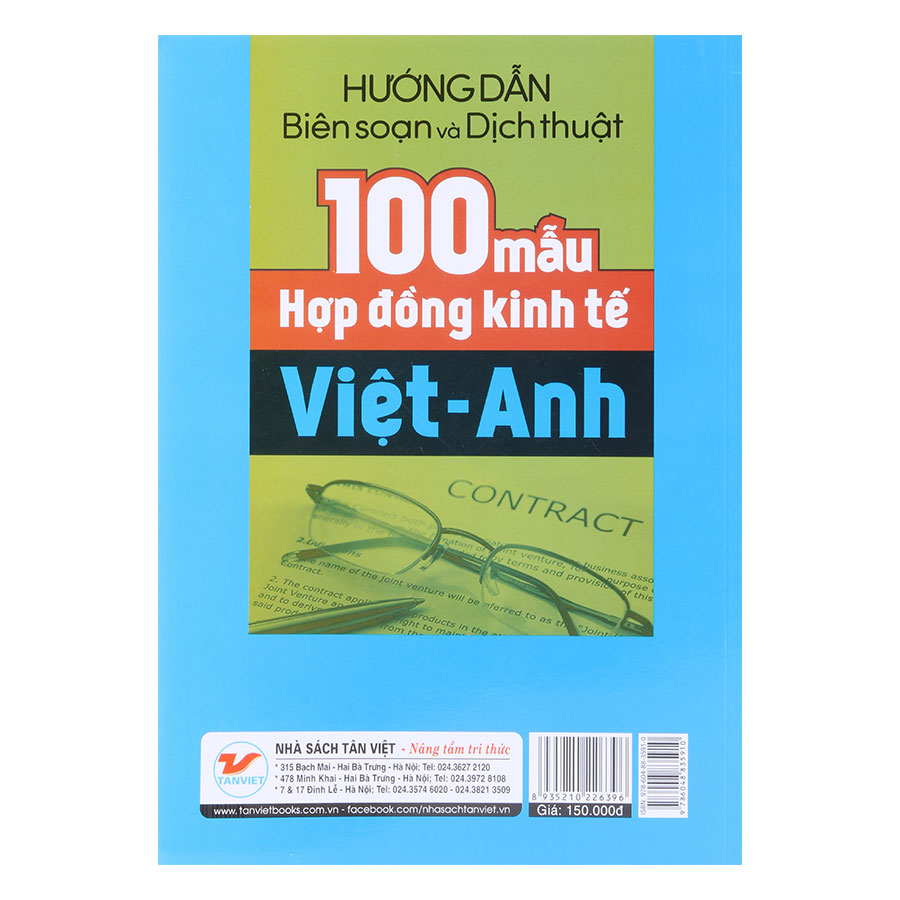 100 Mẫu Hợp Đồng Kinh Tế Việt Anh Hướng Dẫn Biên Soạn Và Dịch Thuật