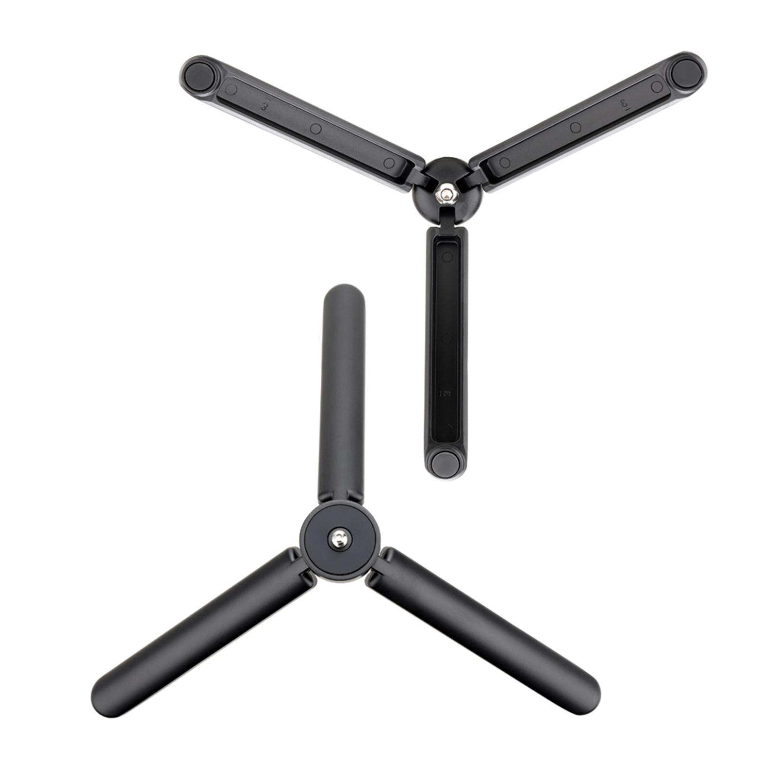 Lightweight Mini Desktop Tripod Aluminum Alloy Tripod Stand with 1/4 Inch Screw Wrench for DSLR ILDC Camera Camcorder