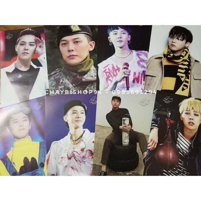 Set 8 poster A3 GD G-Dragon Bigbang