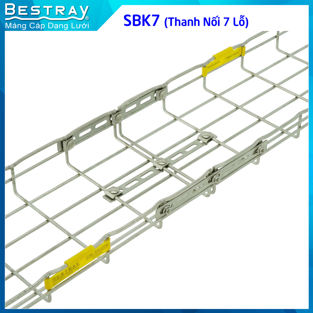 Thanh Nối 7 Lỗ | Nối Máng Lưới Bestray | Splice Bar Kit 7 Holes